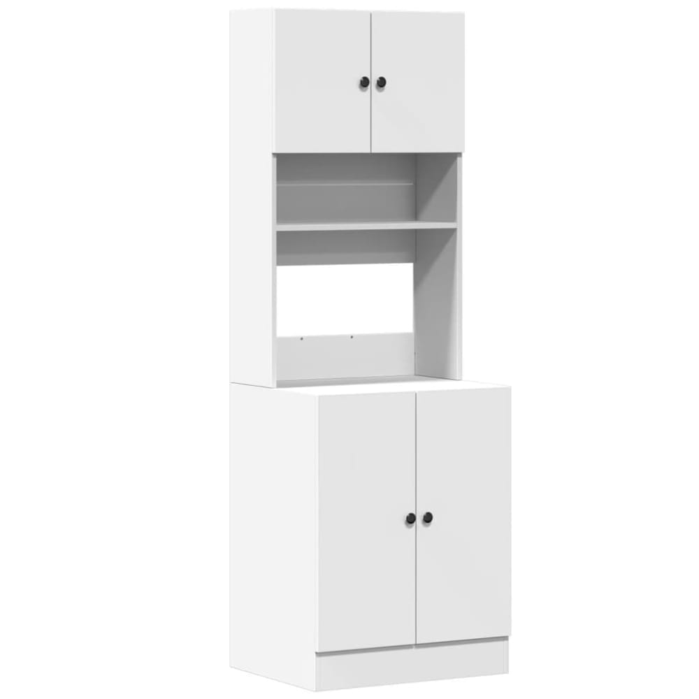 Armoire de cuisine pratique bois blanche 60 x 50 x 180 cm