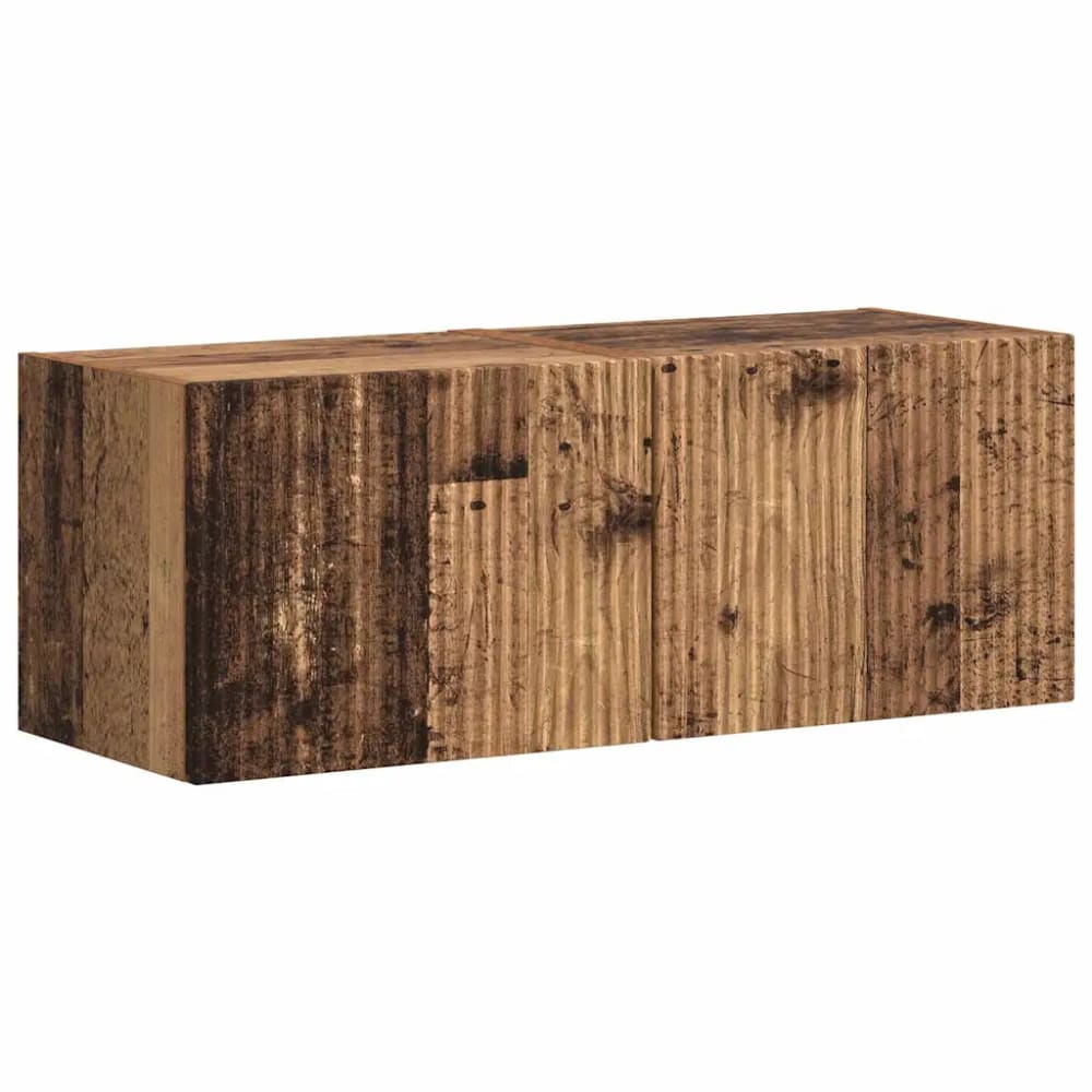 Lot de 2 meubles bois marron 39 x 31 x 29.5 cm Lot de 2 meubles bois marron 39 x 31 x 29.5 cm