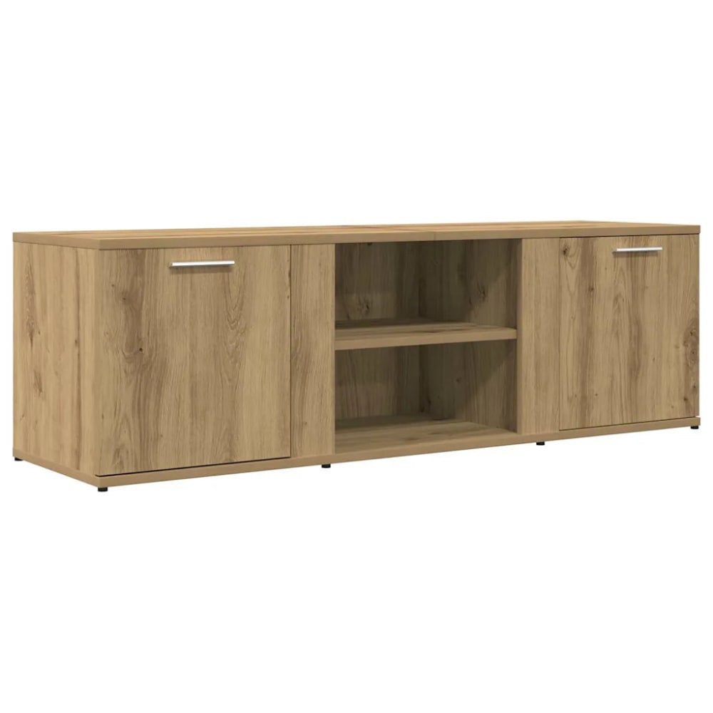 Meuble tv moderne avec bois beige 120 x 34 x 37 cm