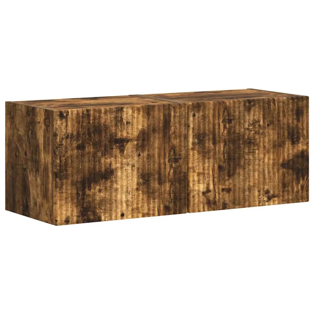 Lot de 2 meubles bois beige 39 x 31 x 29.5 cm Lot de 2 meubles bois beige 39 x 31 x 29.5 cm