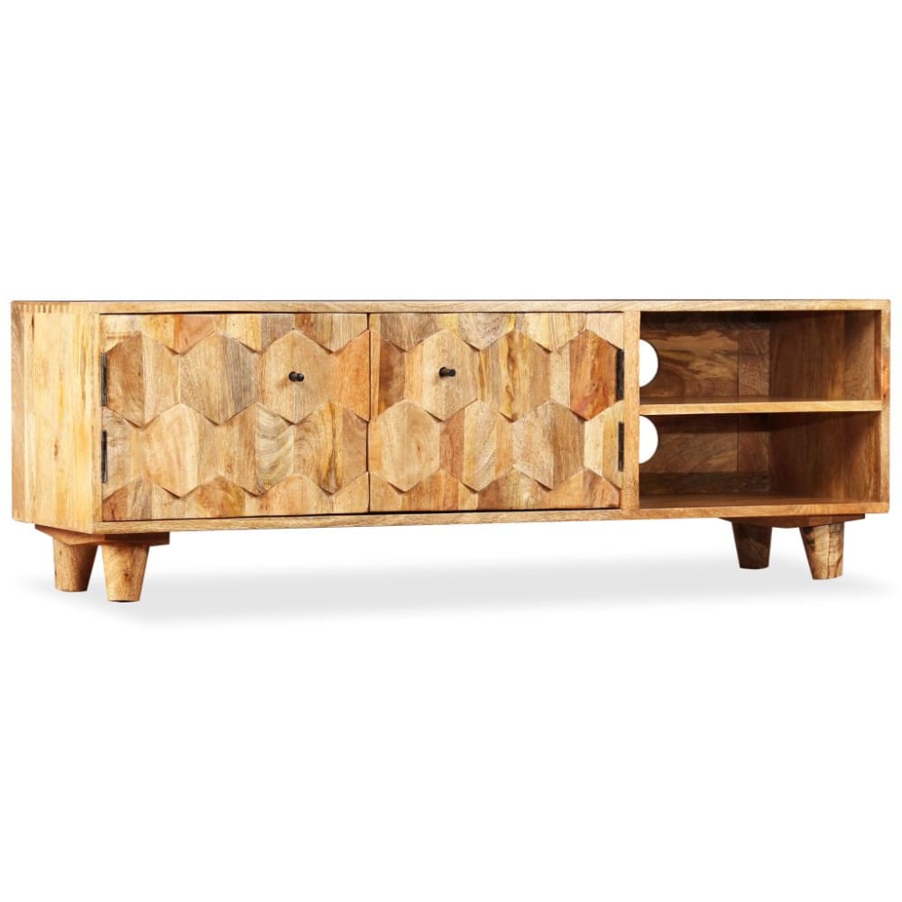 Meuble télé tv bois marron 118 x 35 x 40 cm Meuble télé tv bois marron 118 x 35 x 40 cm