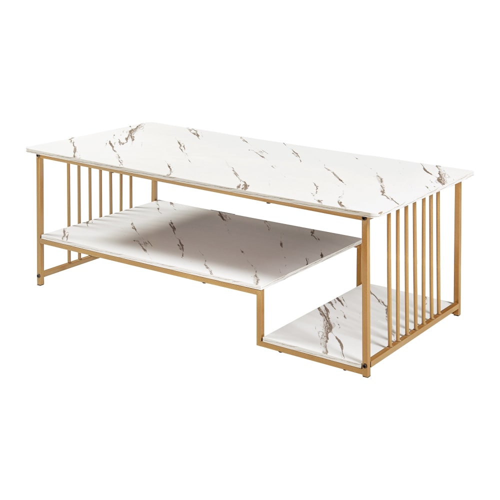 Table basse console d'appoint blanche 120 x 60 x 42 cm Table basse console d'appoint blanche 120 x 60 x 42 cm