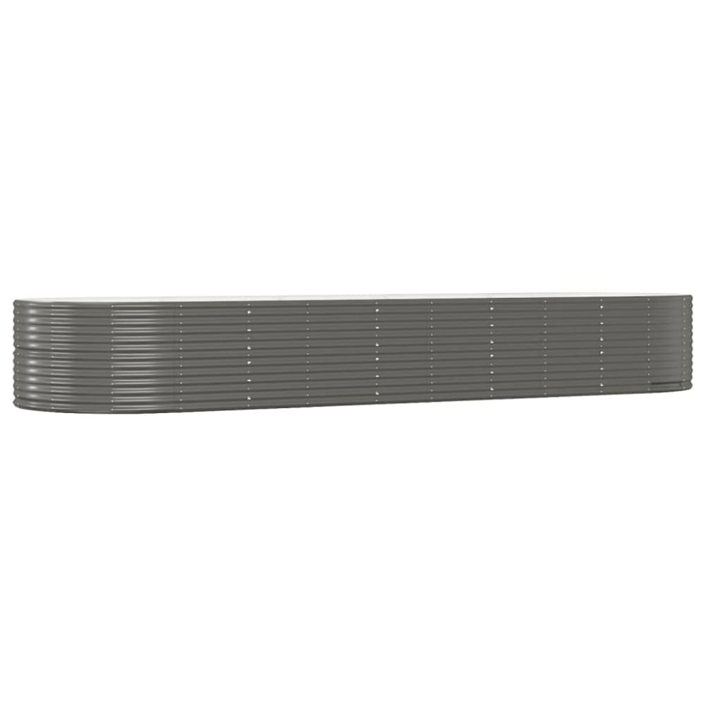 Jardinière bac lit surélevé grise 447 x 140 x 68 cm Jardinière bac lit surélevé grise 447 x 140 x 68 cm