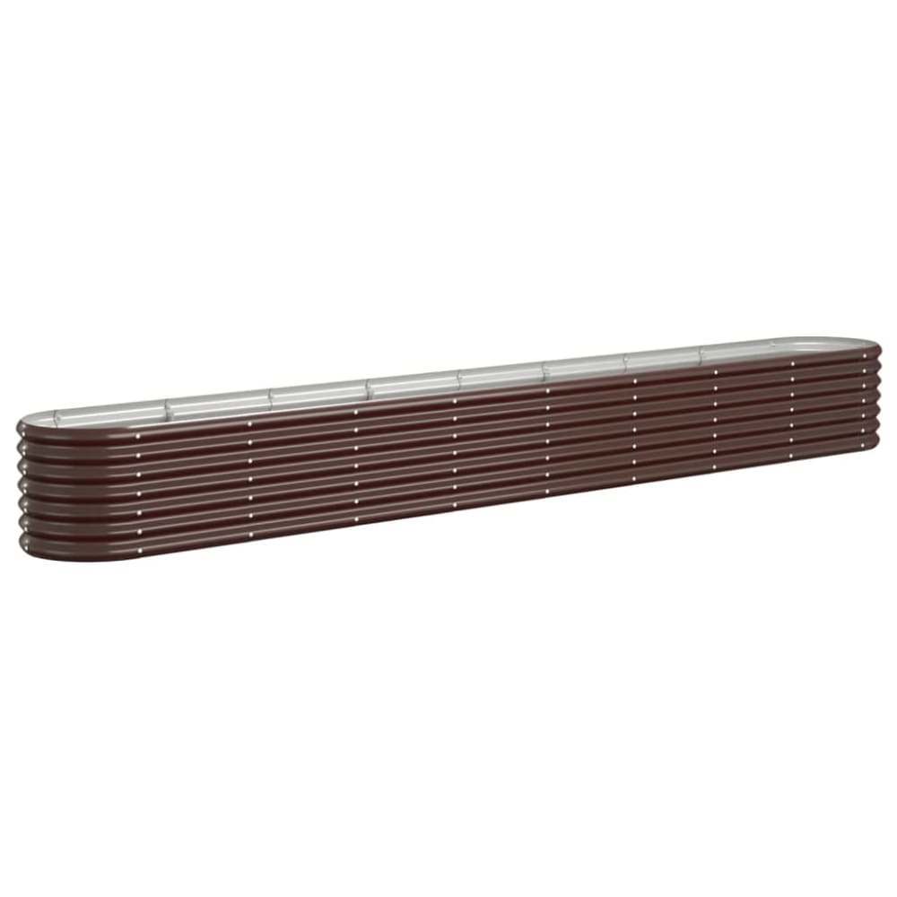 Jardinière bac lit surélevé marron 332 x 40 x 36 cm Jardinière bac lit surélevé marron 332 x 40 x 36 cm