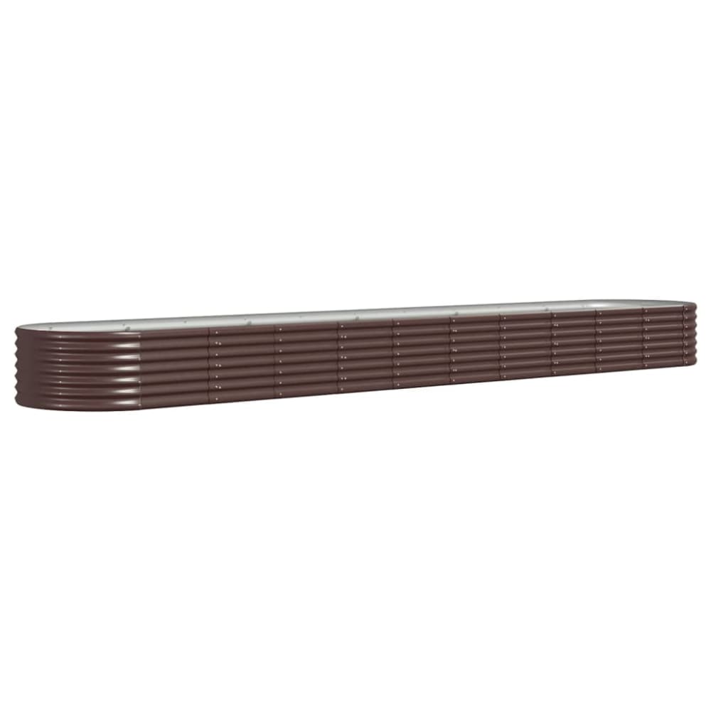 Jardinière bac lit surélevé marron 440 x 80 x 36 cm Jardinière bac lit surélevé marron 440 x 80 x 36 cm