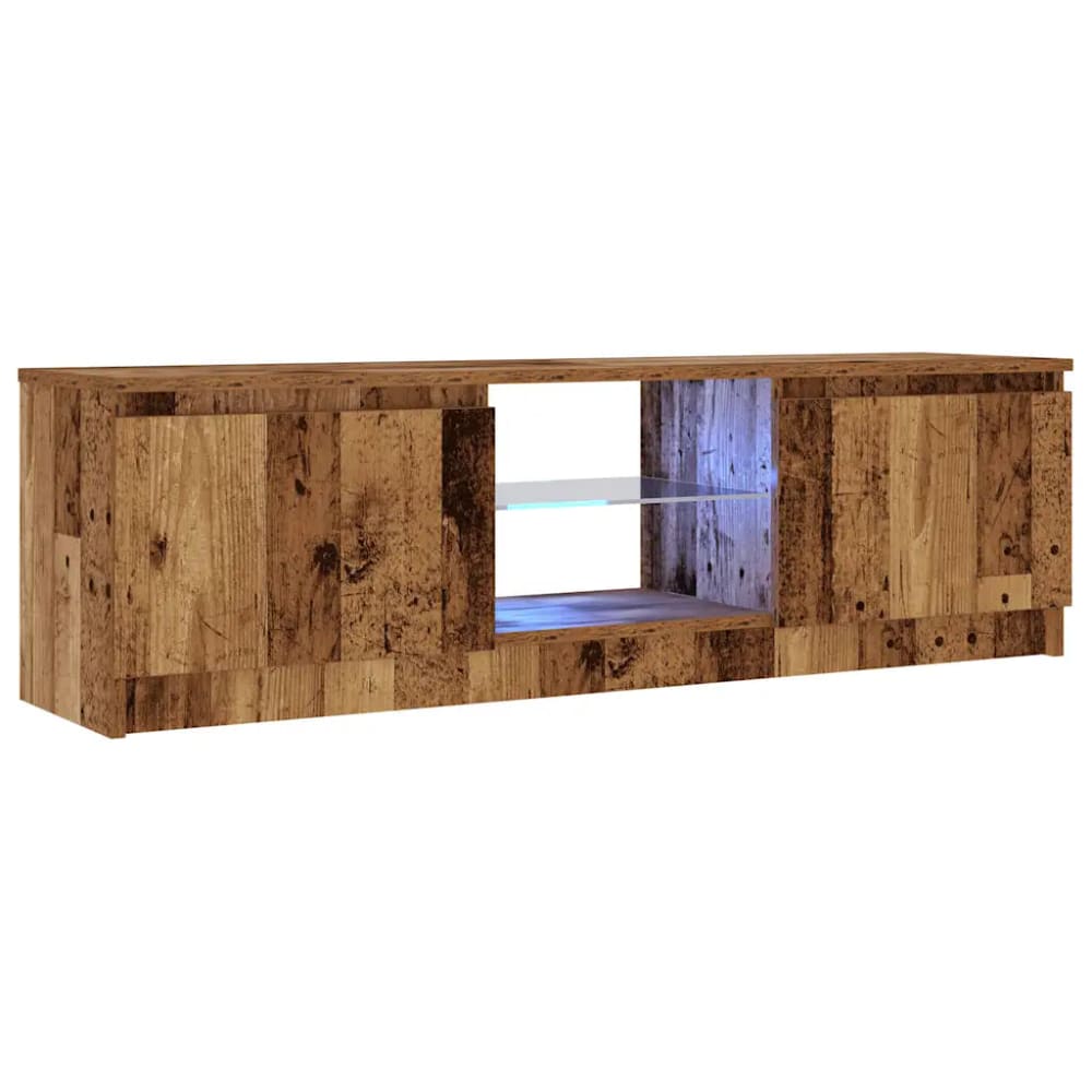 Meuble tv flottant moderne bois marron 120 x 30 x 36 cm Meuble tv flottant moderne bois marron 120 x 30 x 36 cm