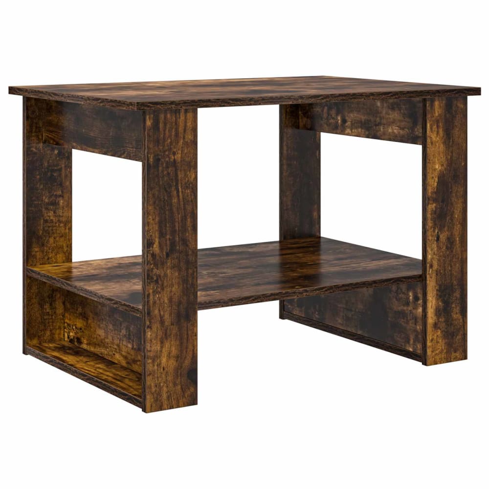 Table basse bois transformé pacane marron  72 x 50 x 50 cm