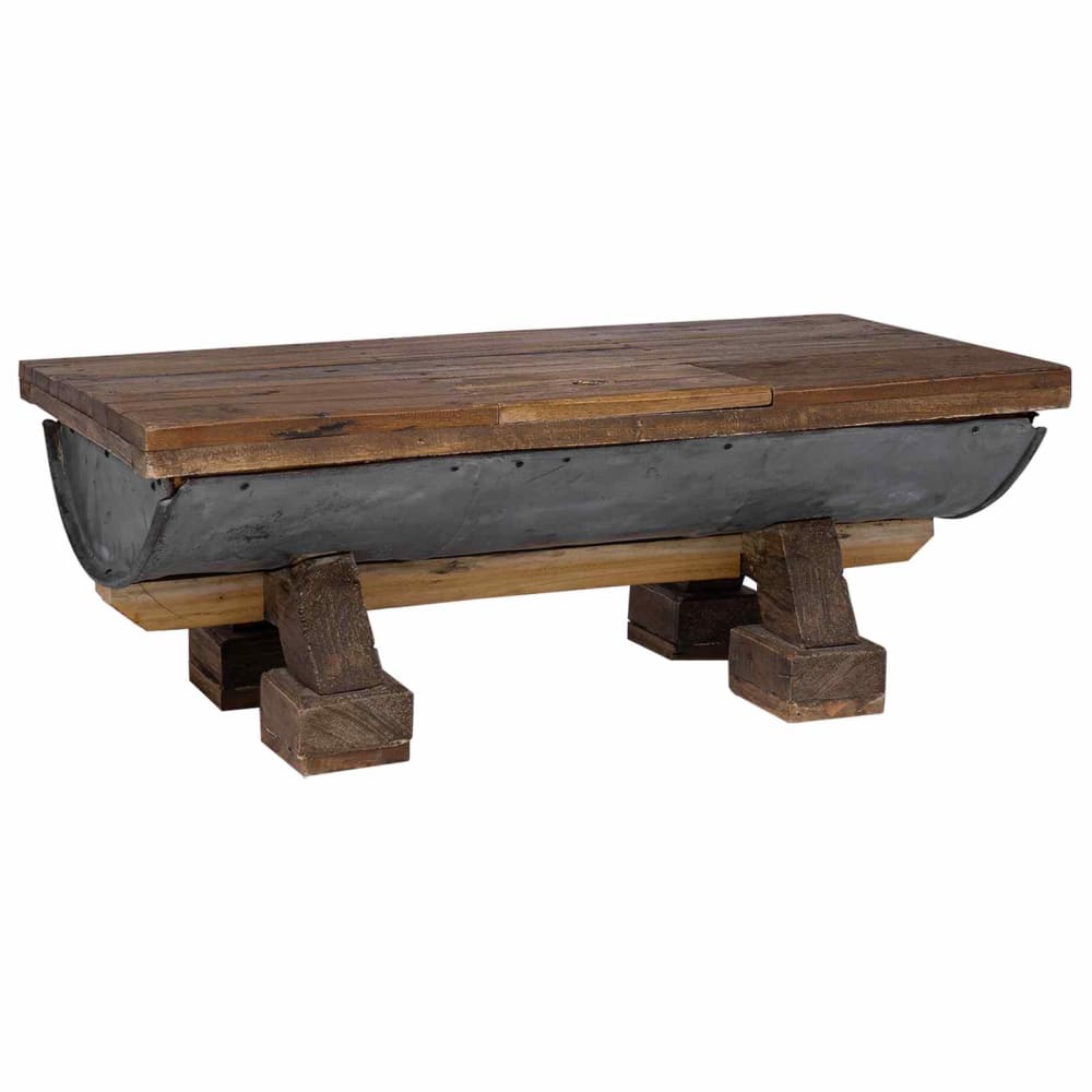 Table basse  brun marron  90 x 50 x 35 cm