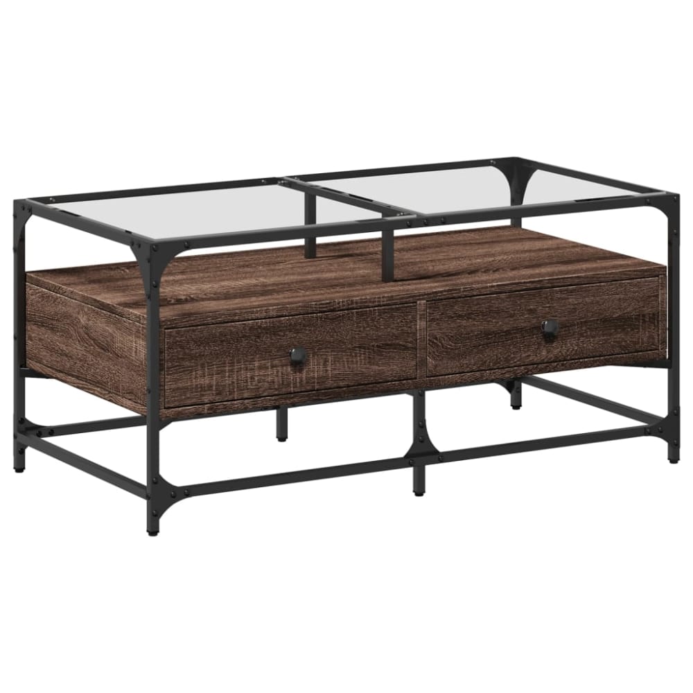 Table basse  marron marron  98,5 x 50 x 45 cm