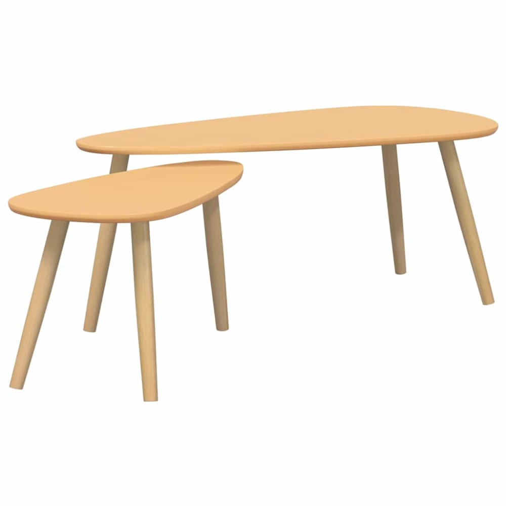 Table basse bois de pin marron marron  100 x 50 x 40 cm