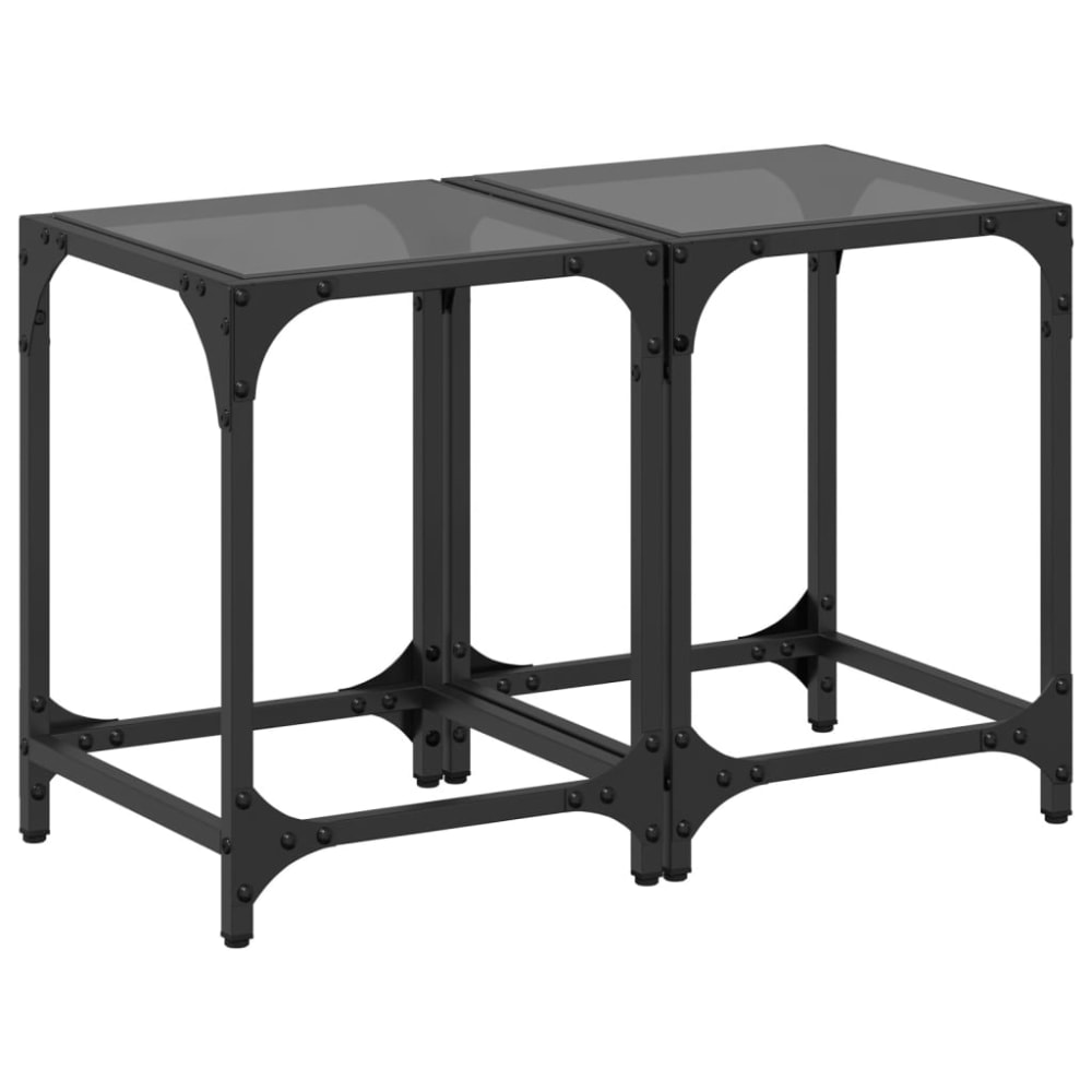 Table basse  noir  30 x 30 x 40 cm