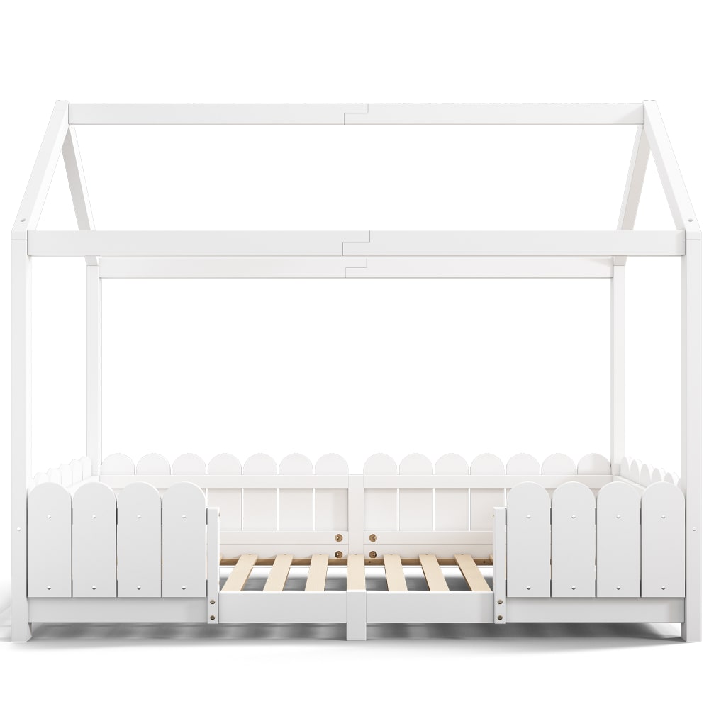 Lit en pin blanc 90x200 cm