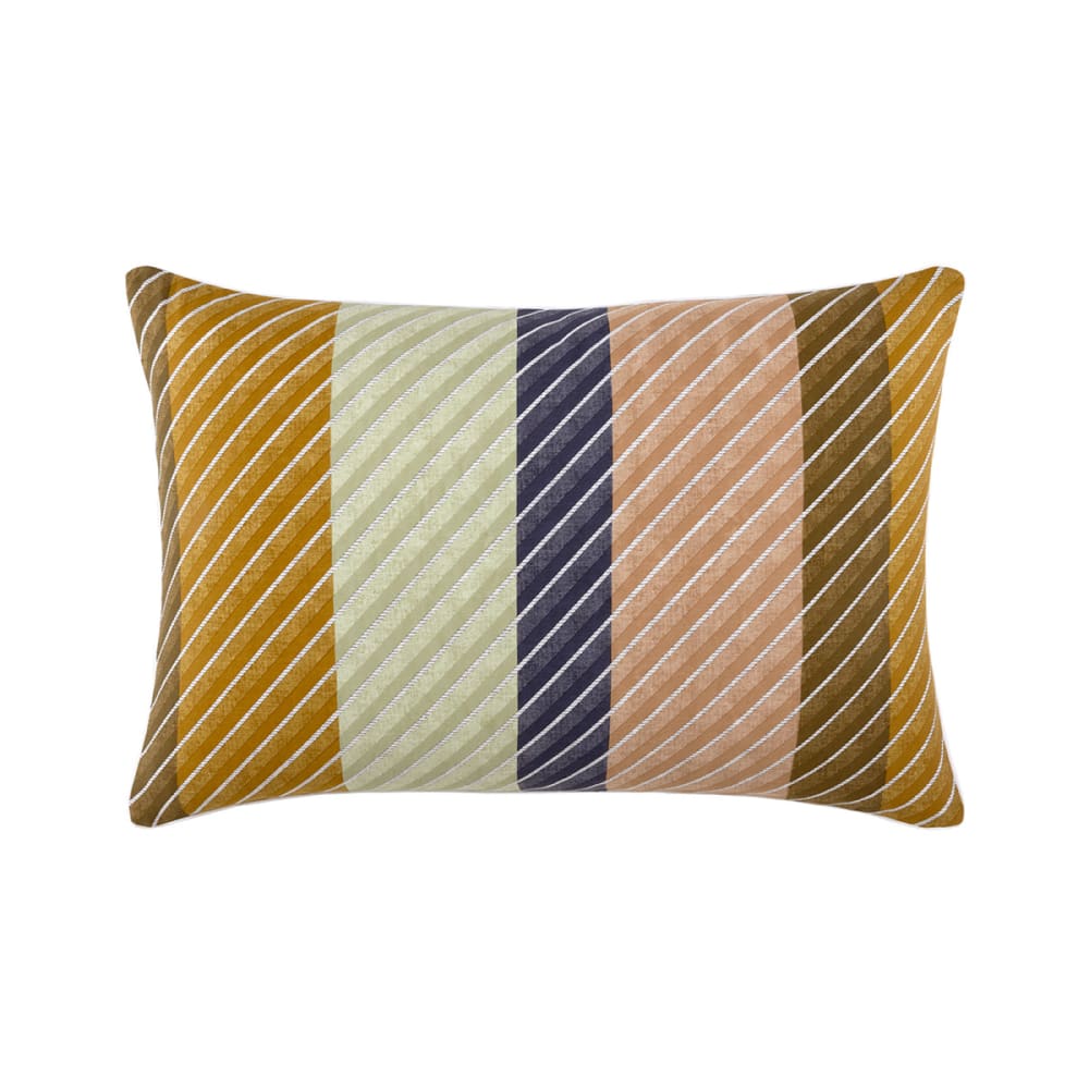 Taie d'oreiller en satin de coton lavé multicouleurs 50 x 75 cm