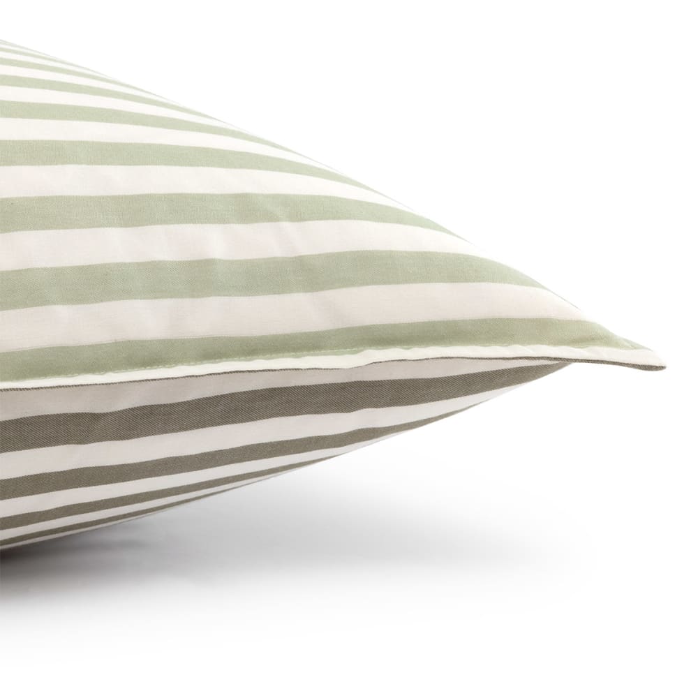 Taie d'oreiller en satin de coton vert 50 x 75 cm — vue 4