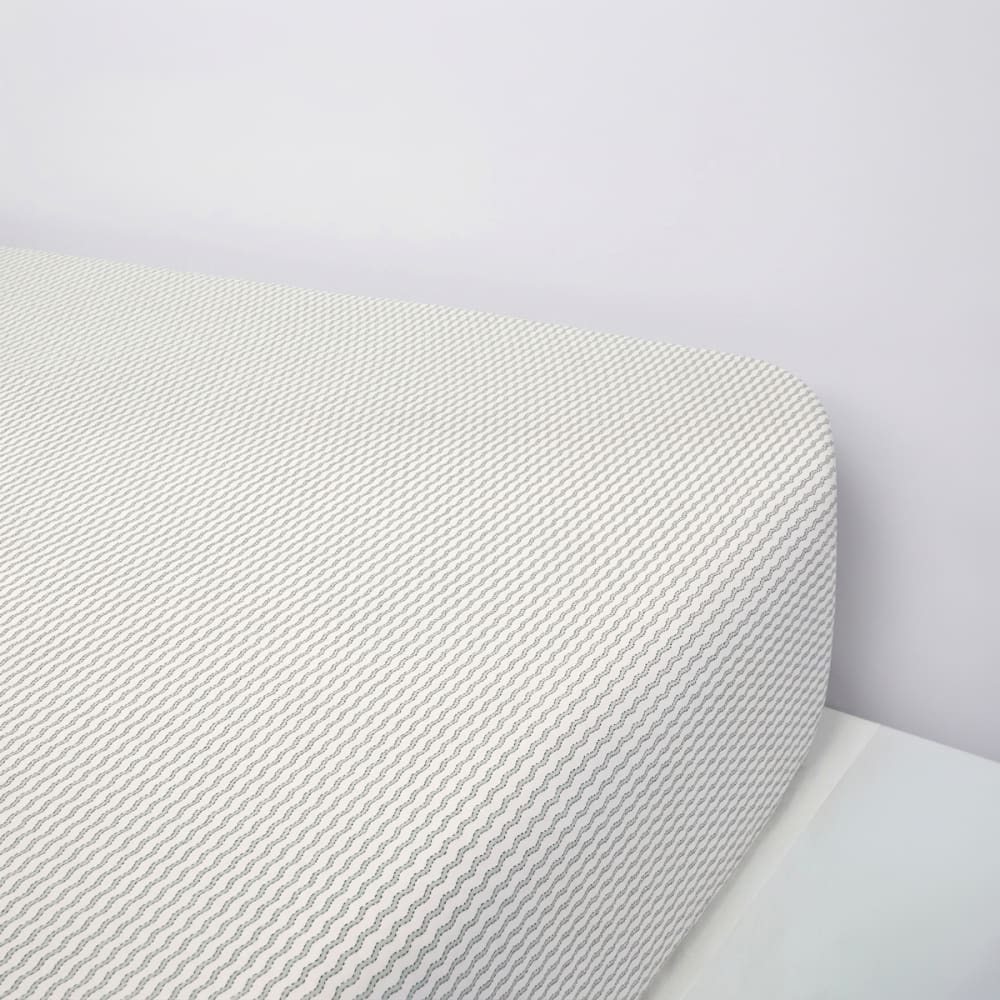 Drap housse en percale de coton vert 200 x 200 cm