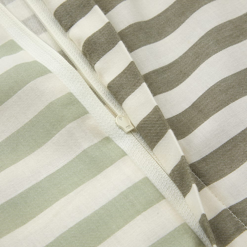 Housse de couette en satin de coton vert 280 x 240 cm — vue 4