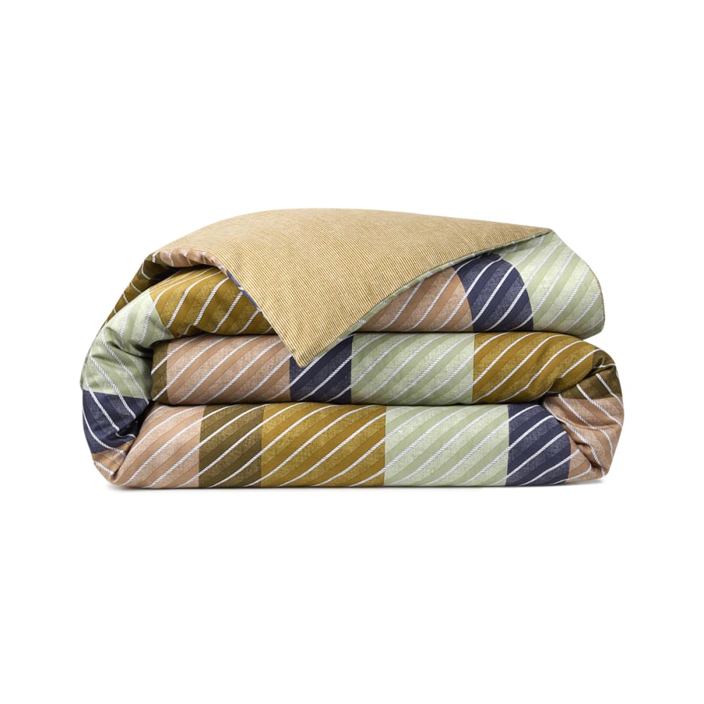 Housse de couette en satin de coton lavé multicouleurs 240 x 220 cm — vue 3