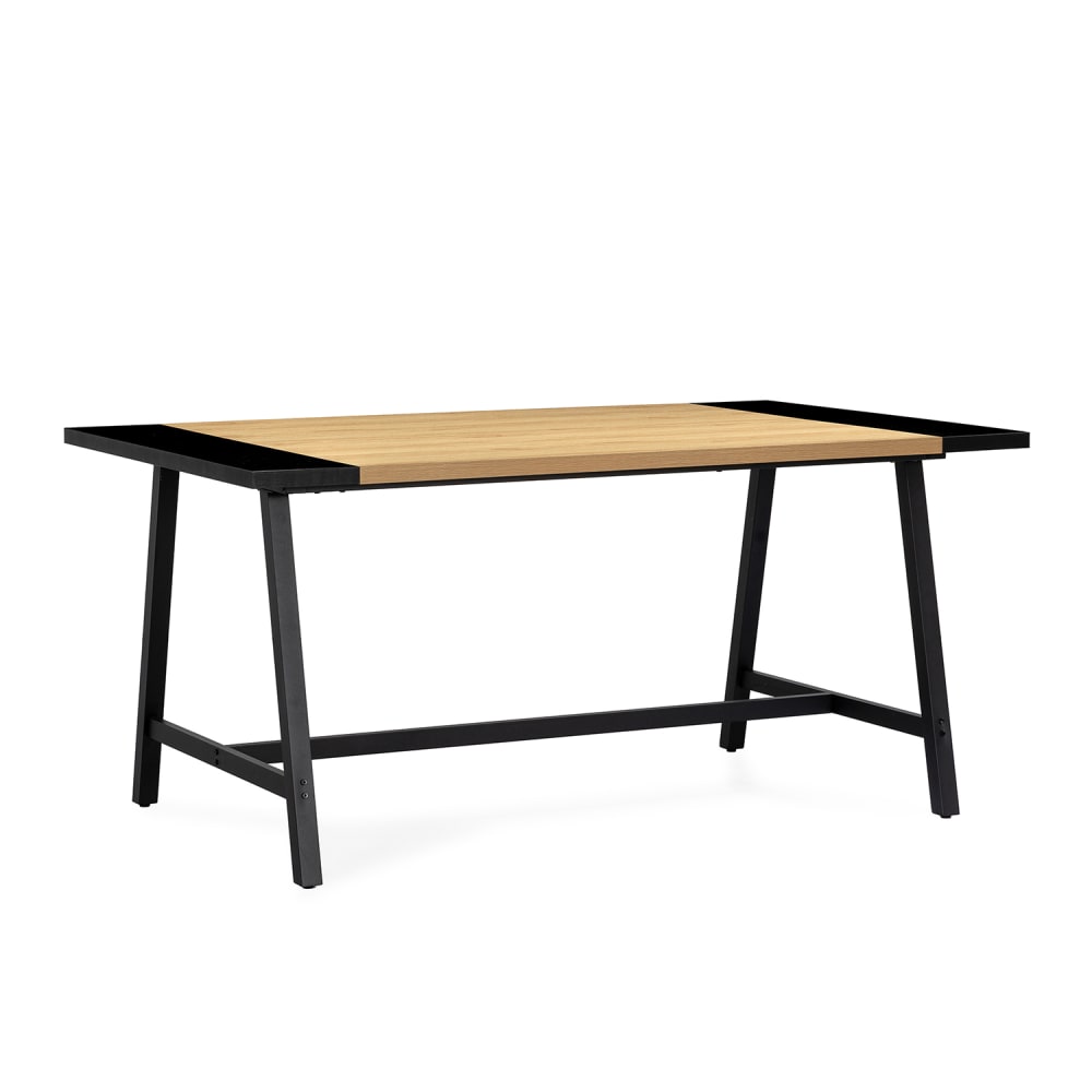 Table à manger effet chêne, 160 cm