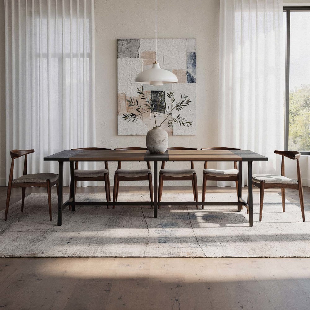 Esstisch Walnuss-Optik, 240 cm - Maisons Du Monde