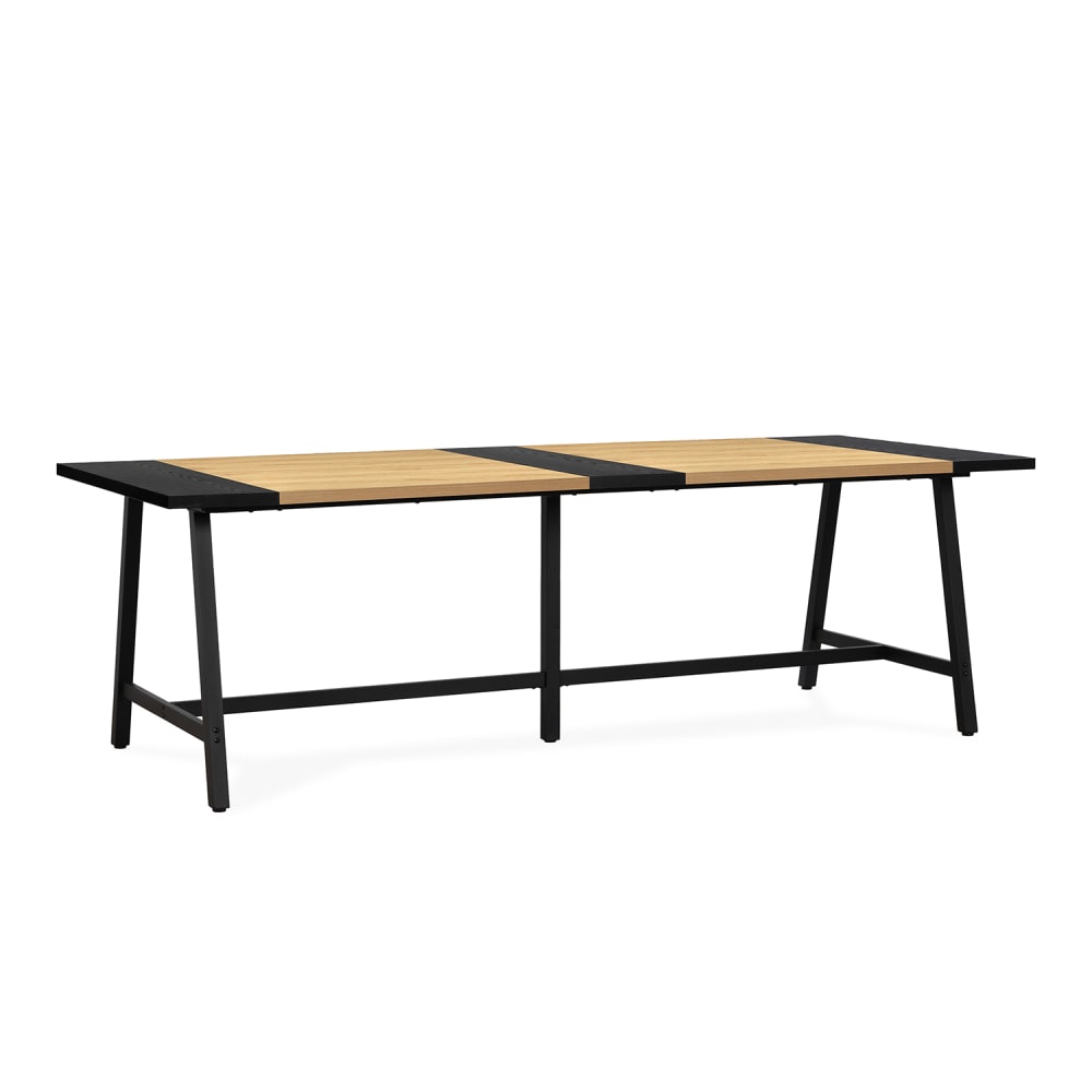 Table à manger effet chêne, 240 cm