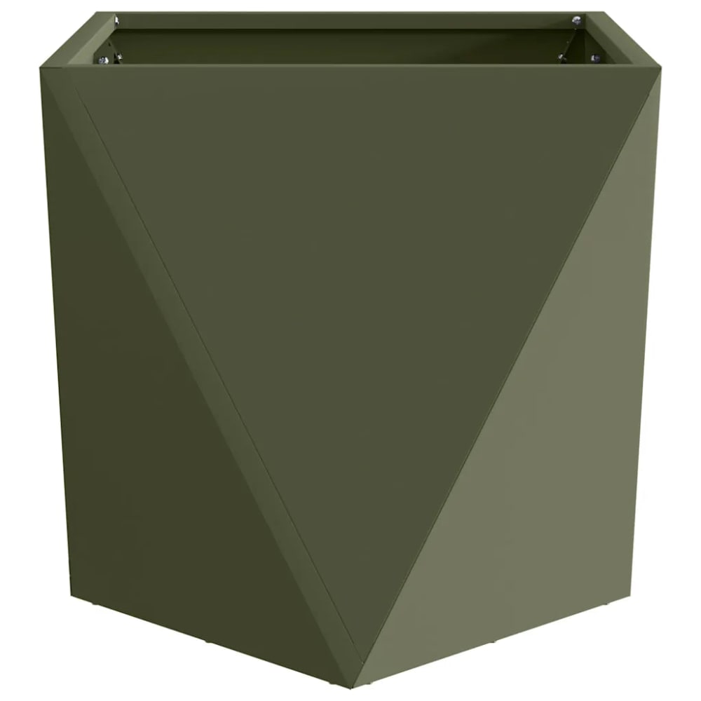 Jardinière moderne rectangle extérieur 50 x 50 x 50 cm — vue 3