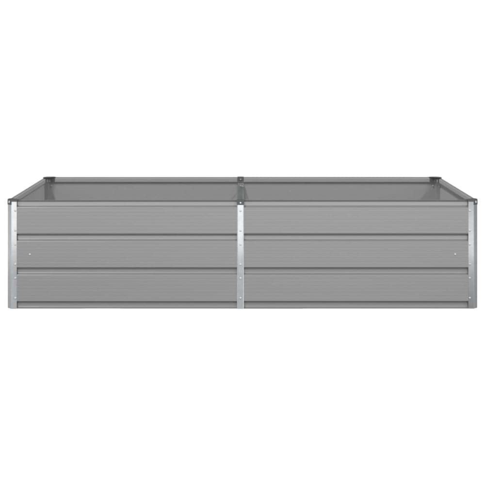 Jardinière rectangulaire moderne espace grise 195 x 100 x 45 cm — vue 3