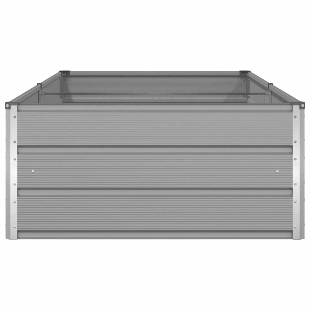 Jardinière rectangulaire moderne espace grise 195 x 100 x 45 cm — vue 4