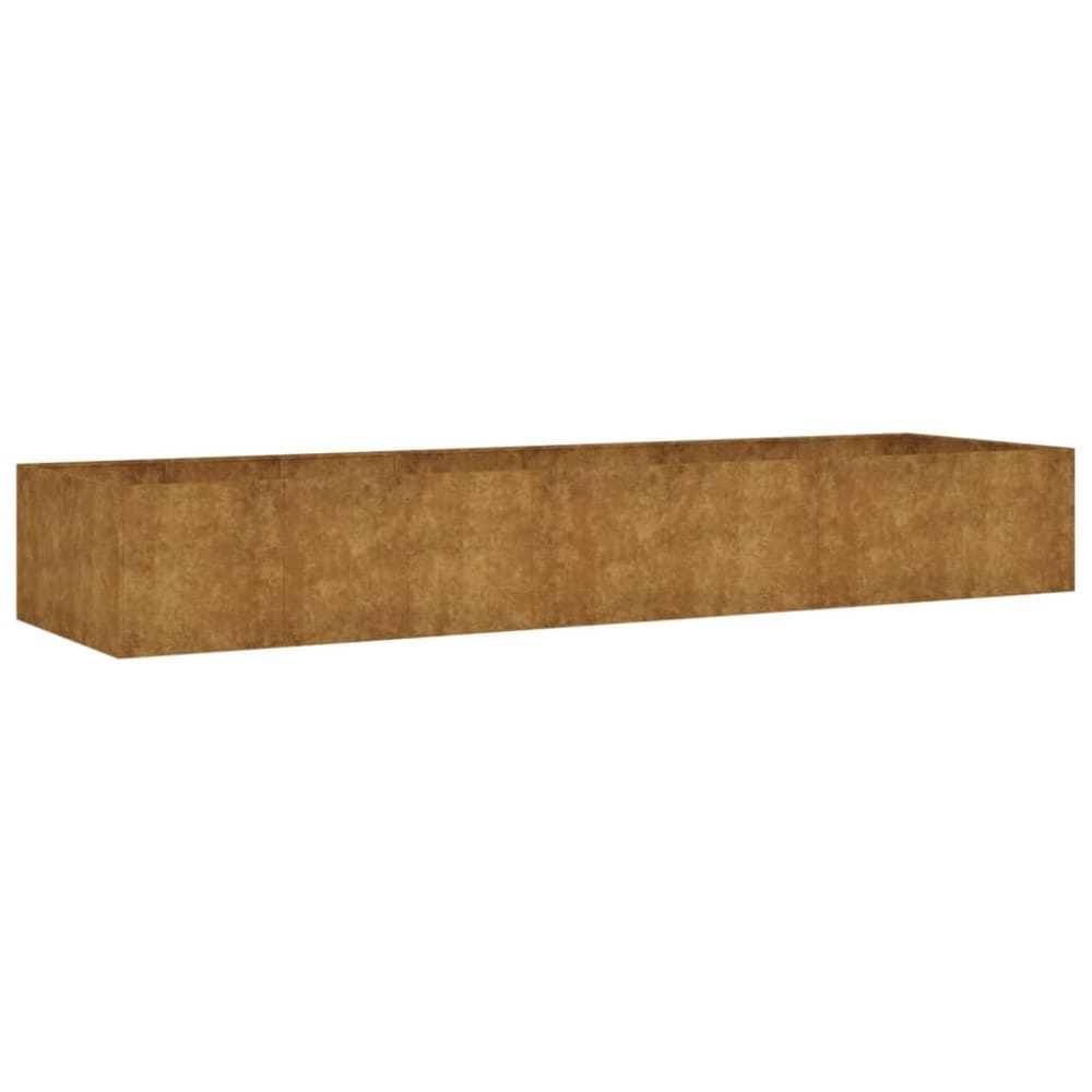Jardinière bac lit surélevé marron 280 x 80 x 40 cm Jardinière bac lit surélevé marron 280 x 80 x 40 cm
