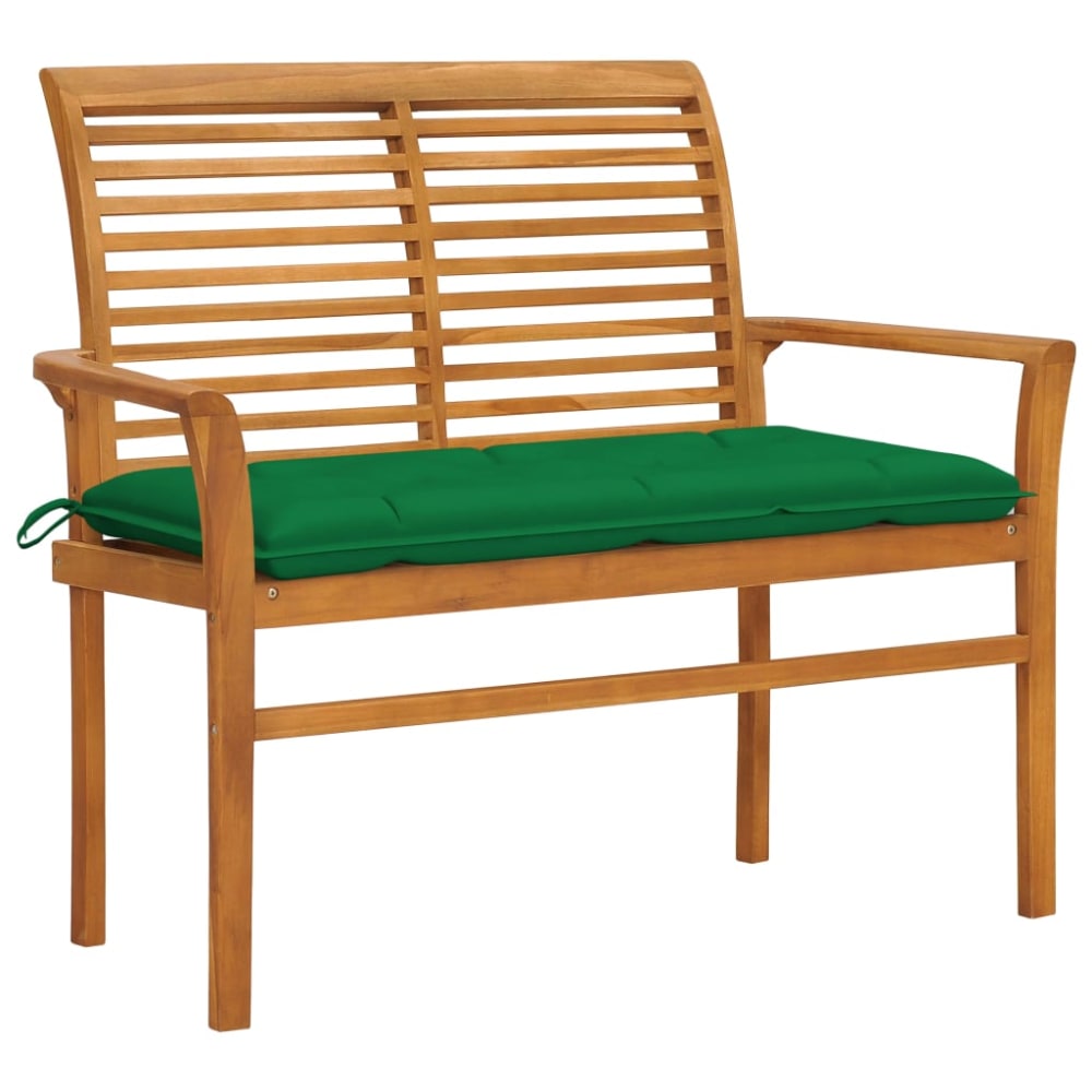 Banc de jardin meuble bois marron 112 x 55 x 94 cm