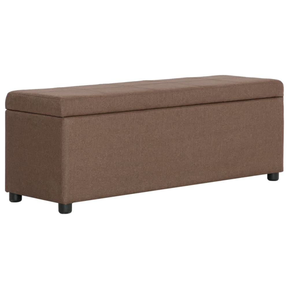 Banc banquette avec compartiment marron 116 x 38 x 43 cm Banc banquette avec compartiment marron 116 x 38 x 43 cm