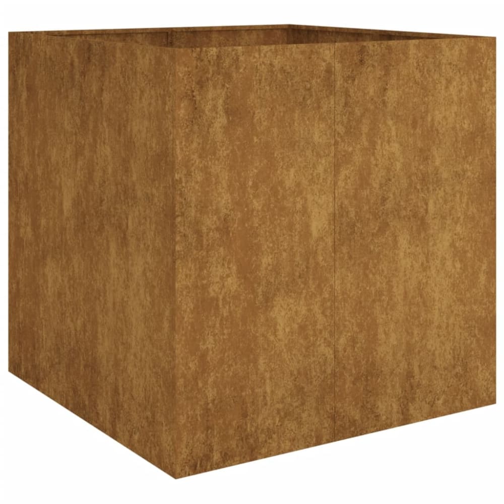Jardinière bac lit surélevé marron 80 x 80 x 80 cm Jardinière bac lit surélevé marron 80 x 80 x 80 cm