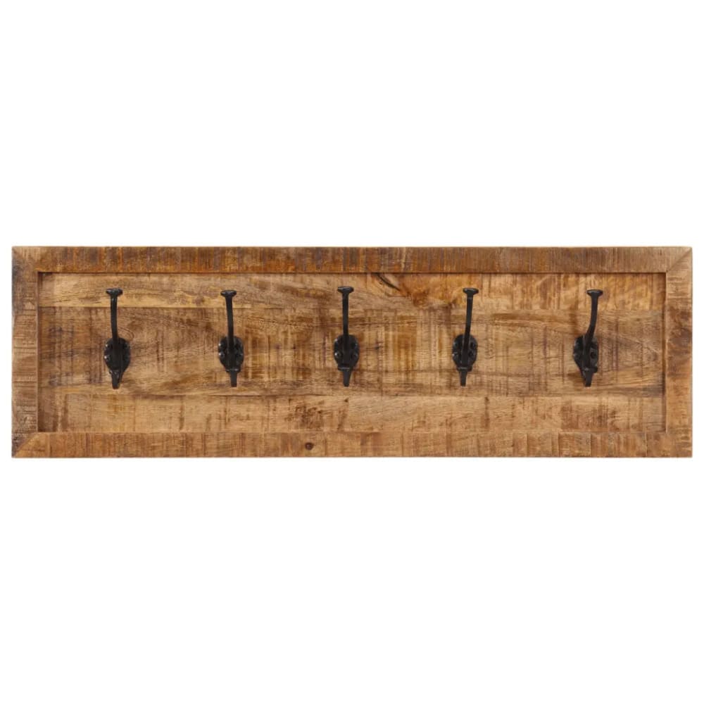 Porte-manteau mural 80 x bois marron 80 x 25 x 9 cm