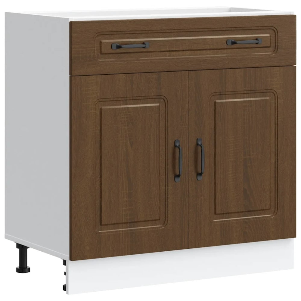 Armoire de cuisine moderne bois beige 80 x 46 x 81.5 cm Armoire de cuisine moderne bois beige 80 x 46 x 81.5 cm
