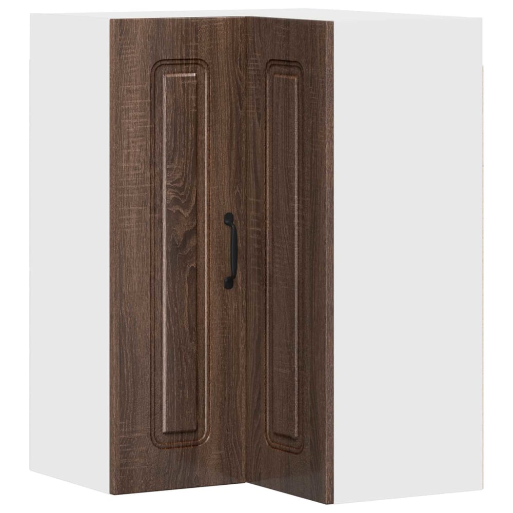 Armoire de cuisine rectangulaire bois marron 57 x 57 x 80 cm