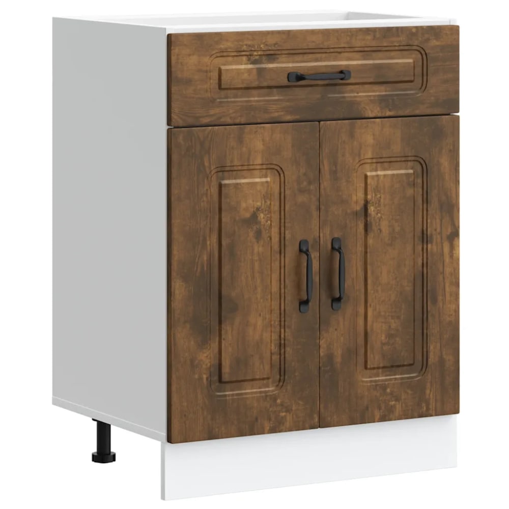 Armoire de cuisine optimisée bois beige 60 x 46 x 81.5 cm Armoire de cuisine optimisée bois beige 60 x 46 x 81.5 cm