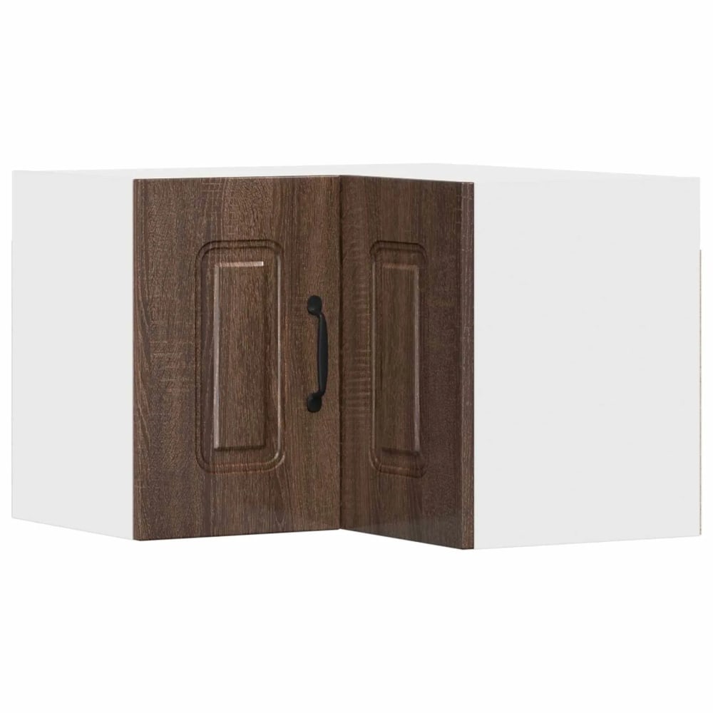 Armoire de cuisine rectangulaire bois marron 57 x 57 x 40 cm