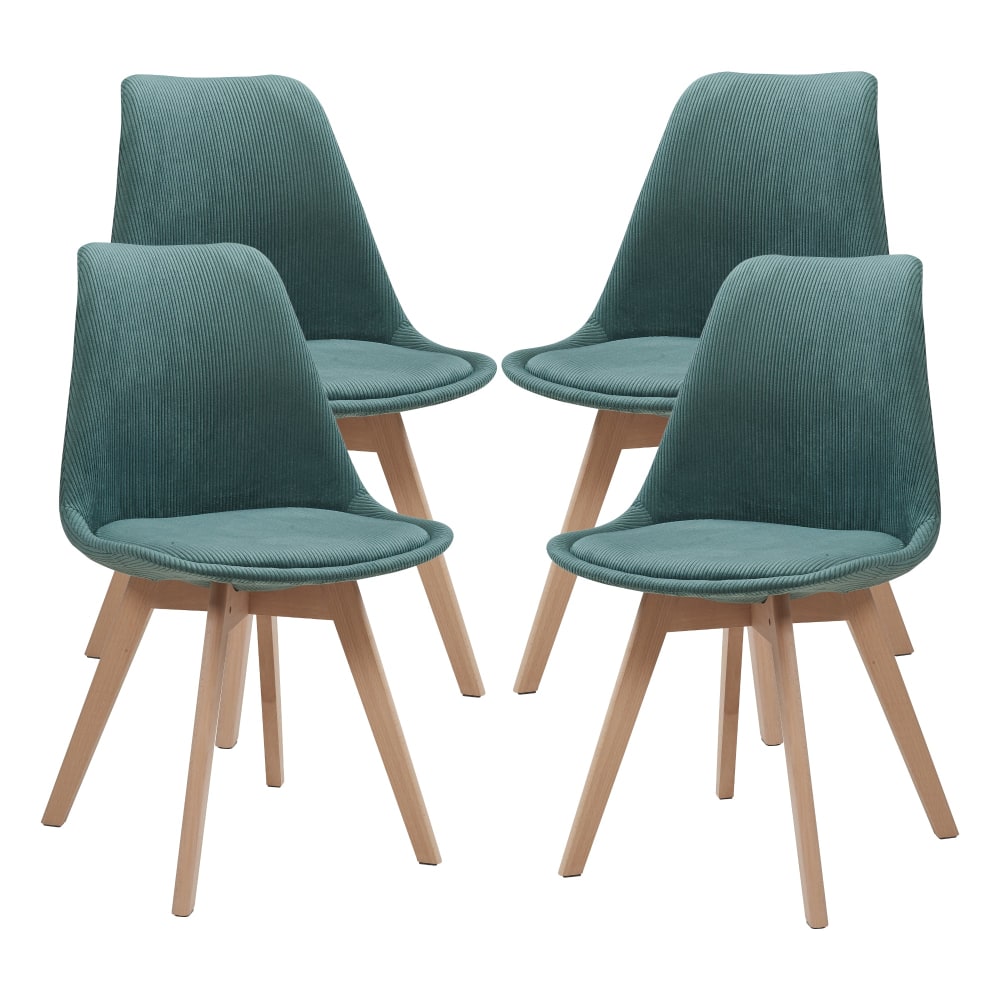 Lot de 4 chaises 82 x 49 x 54 cm