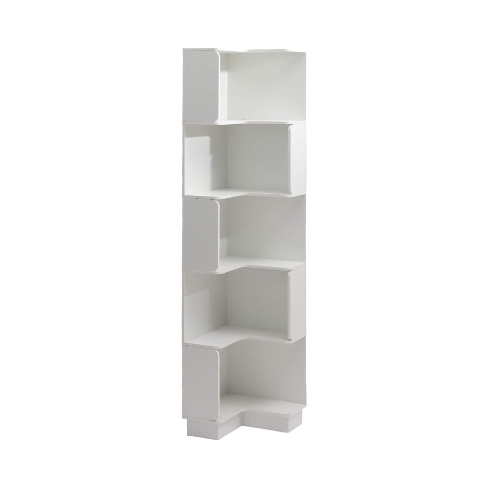 Bibliothèque 6 étagères en mdf blanc 175x38,5x37,5 Bibliothèque 6 étagères en mdf blanc 175x38,5x37,5