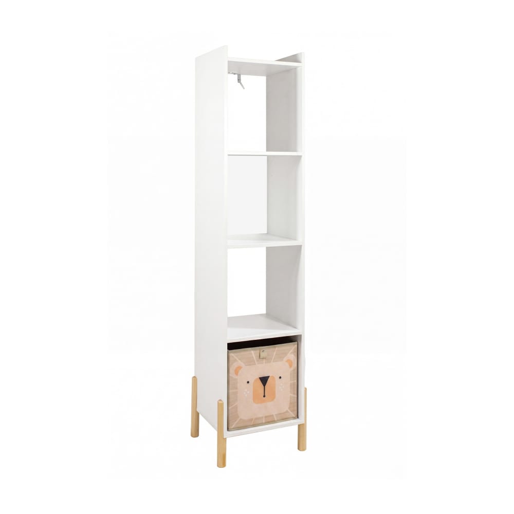 Meuble de rangement pour enfants en mdf pin blanc 140x33x30 Meuble de rangement pour enfants en mdf pin blanc 140x33x30