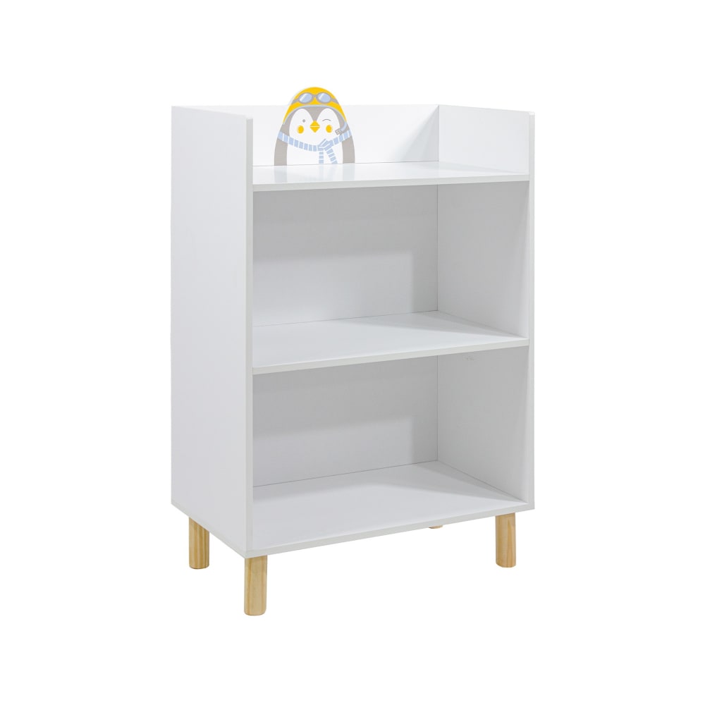 Bibliothèque pour enfants en mdf pin blanc 86x55x30 Bibliothèque pour enfants en mdf pin blanc 86x55x30