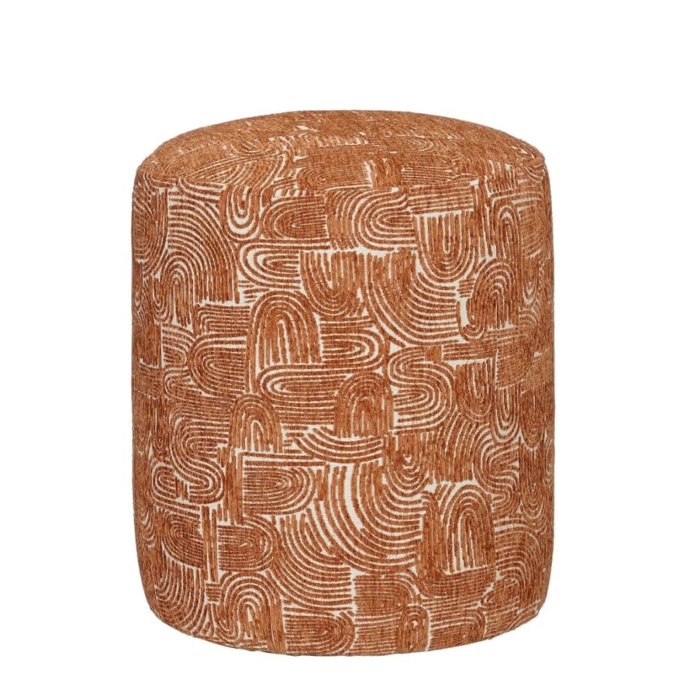 Tabouret orange h38xl31xl31cm Tabouret orange h38xl31xl31cm