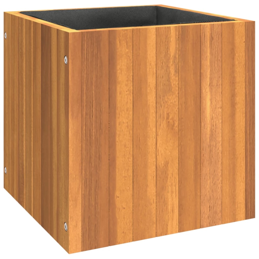 Jardinière bac lit surélevé bois marron 35 x 35 x 35 cm Jardinière bac lit surélevé bois marron 35 x 35 x 35 cm
