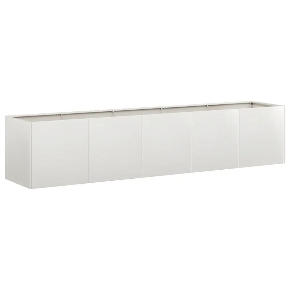 Jardinière rectangulaire moderne pour argenté 200 x 40 x 40 cm Jardinière rectangulaire moderne pour argenté 200 x 40 x 40 cm