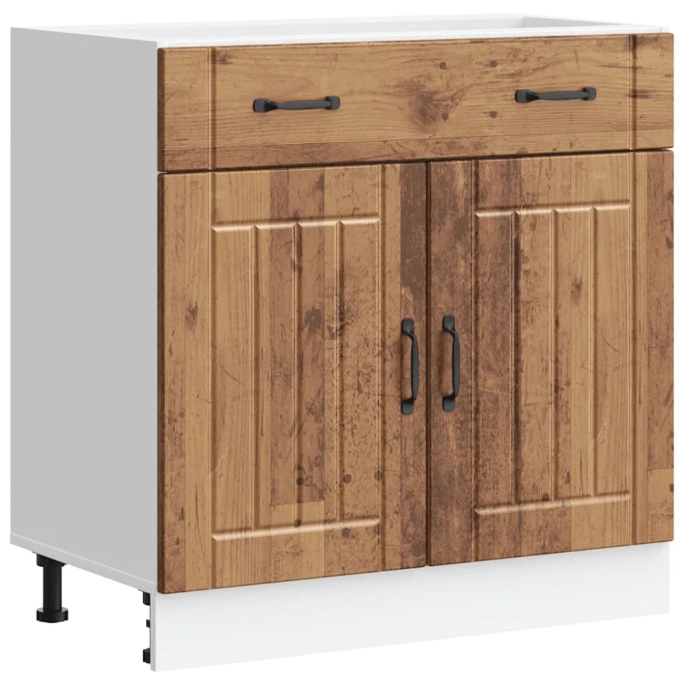 Armoire de cuisine moderne bois marron 80 x 46 x 81.5 cm Armoire de cuisine moderne bois marron 80 x 46 x 81.5 cm
