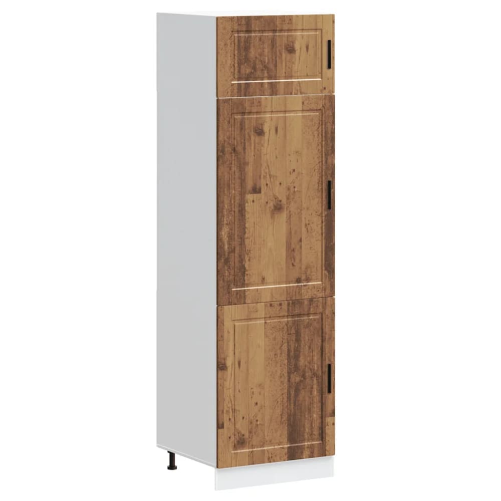 Armoire de cuisine porto bois marron 60 x 57 x 207 cm