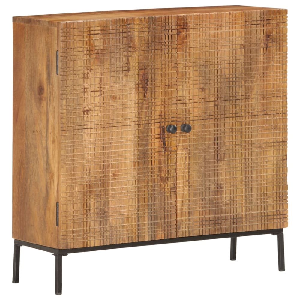 Bahut commode armoire bois marron 75 x 30 x 75 cm