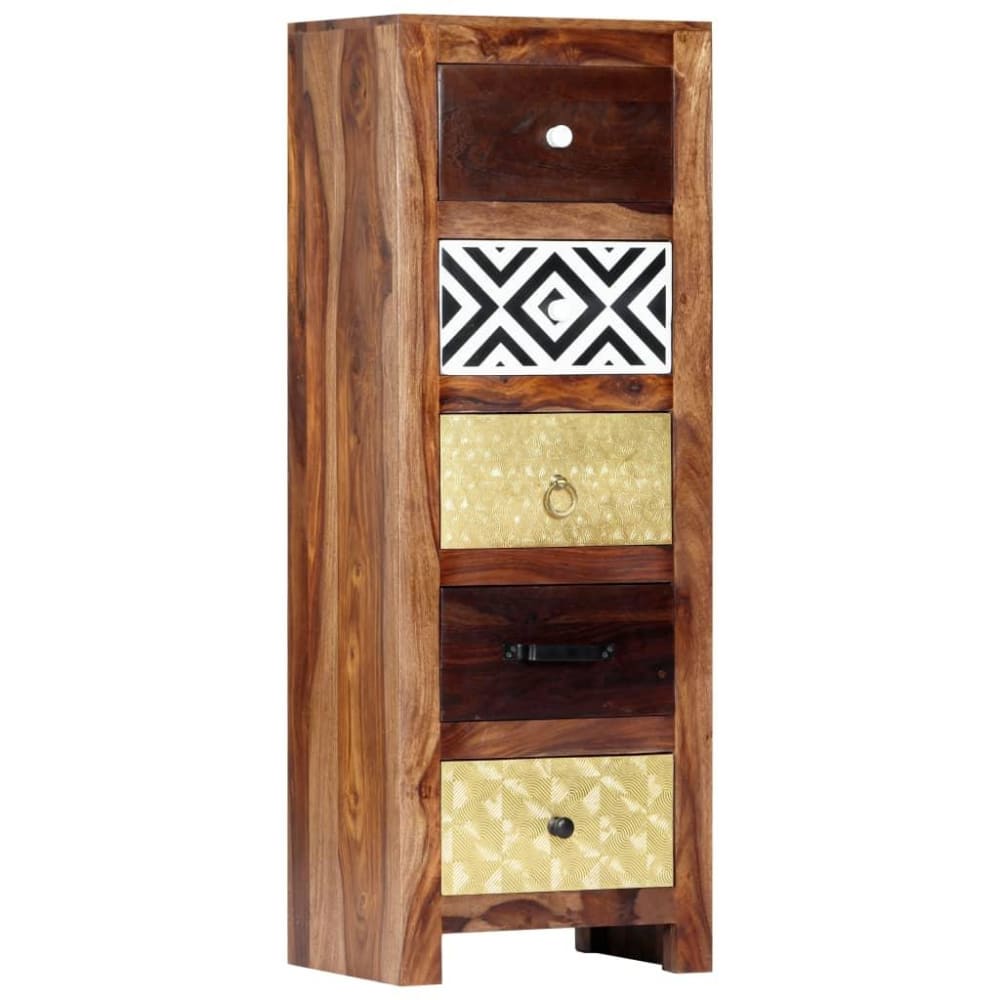 Bahut armoire console bois marron 40 x 30 x 110 cm Bahut armoire console bois marron 40 x 30 x 110 cm