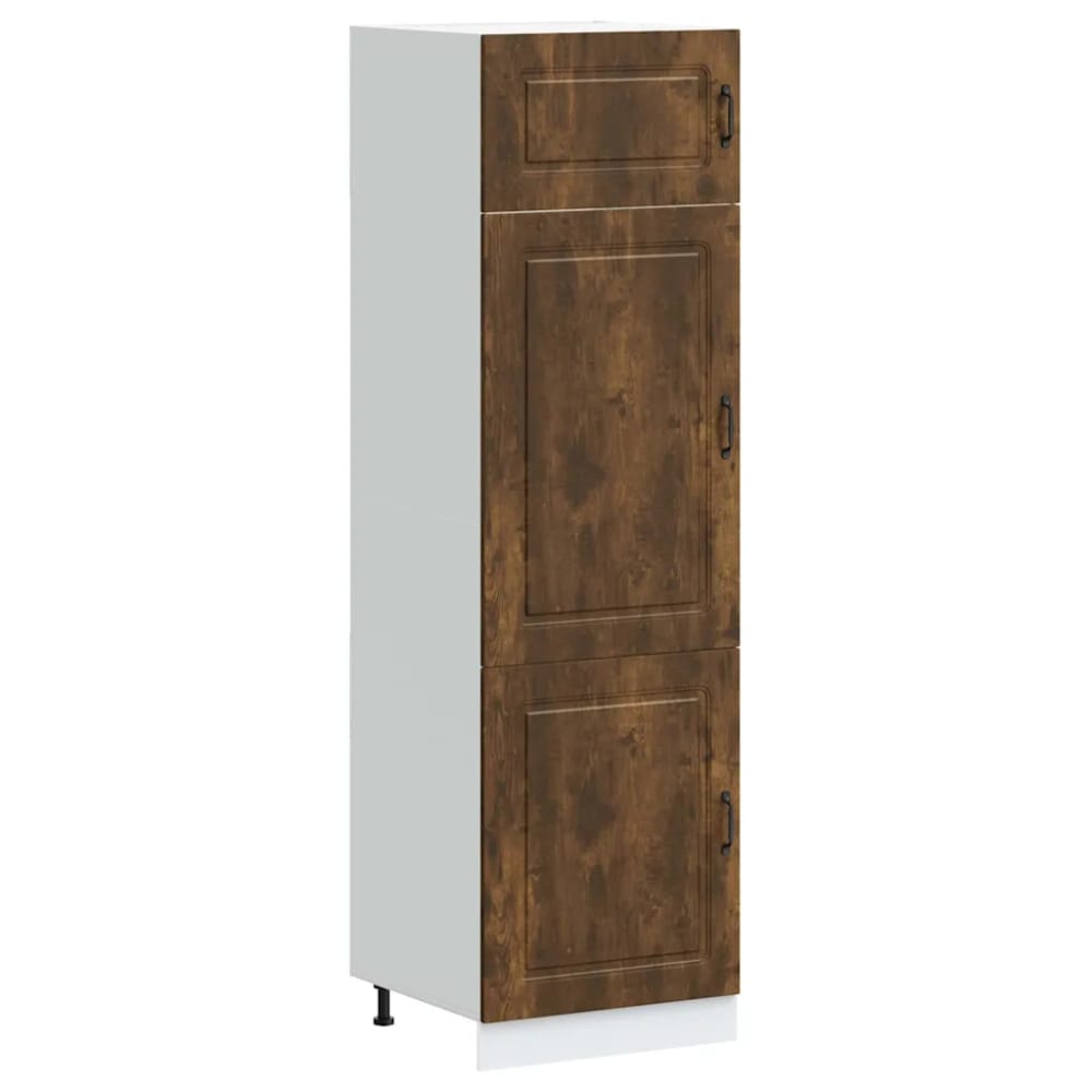 Armoire de cuisine grand bois beige 60 x 57 x 207 cm