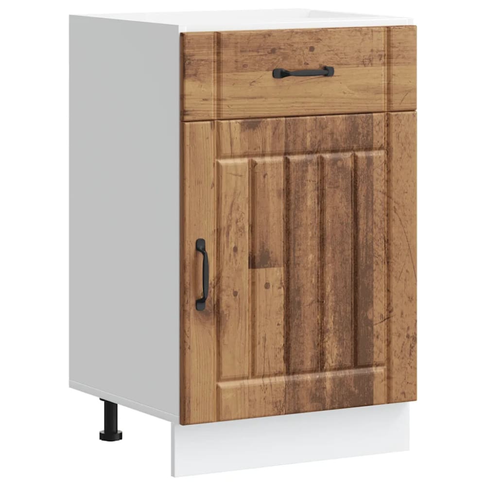 Armoire de cuisine lucca bois marron 50 x 46 x 81.5 cm