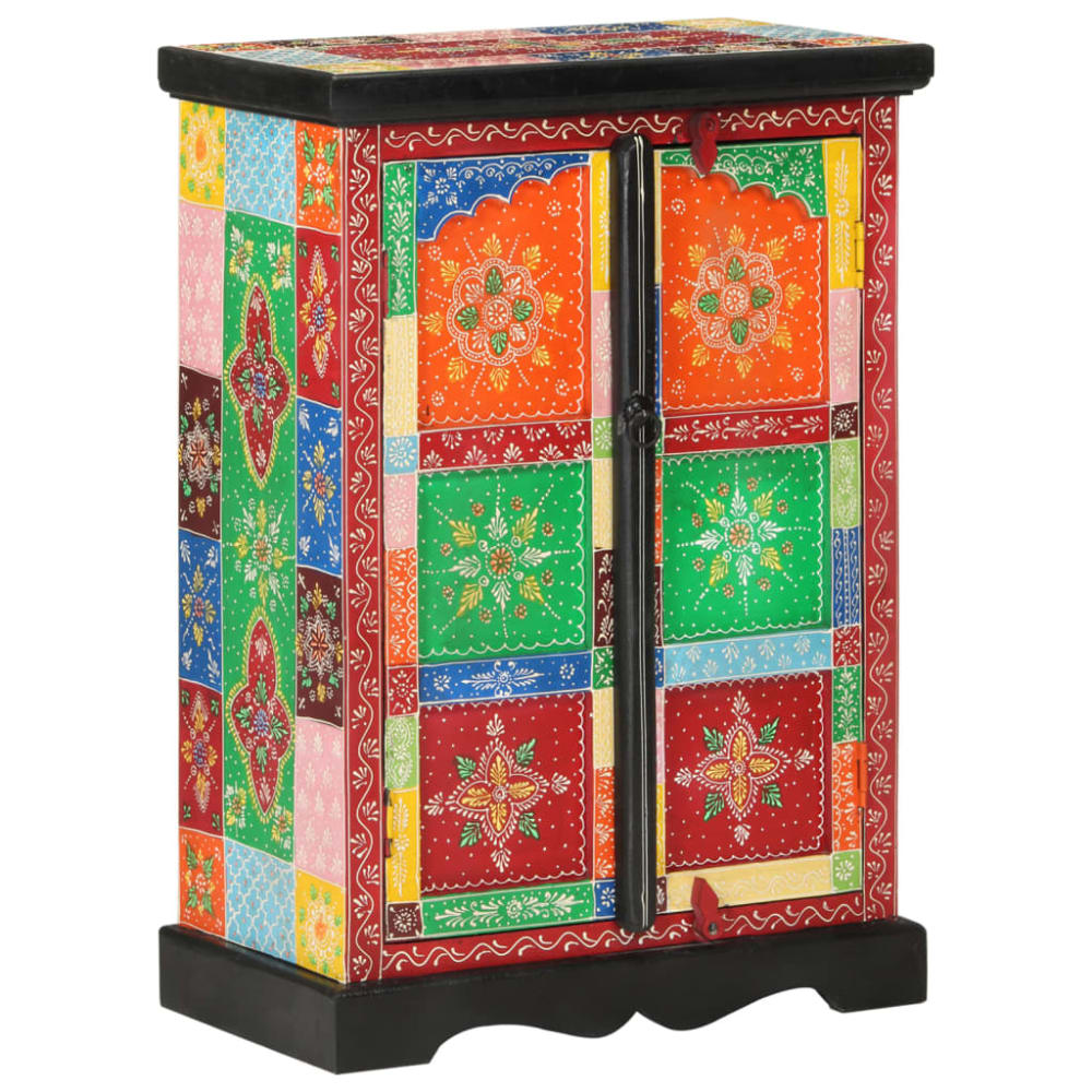 Bahut commode armoire bois marron 53 x 30 x 75 cm